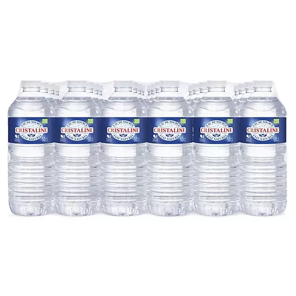 CRISTALINE - Eau de source plate bouteilles